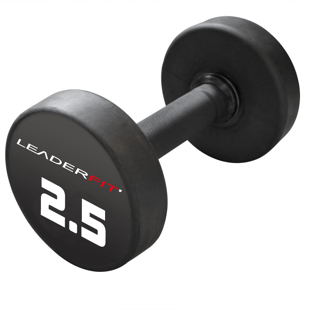 HALTÈRES ROND LEADERFIT - de 2.5 à 50KG