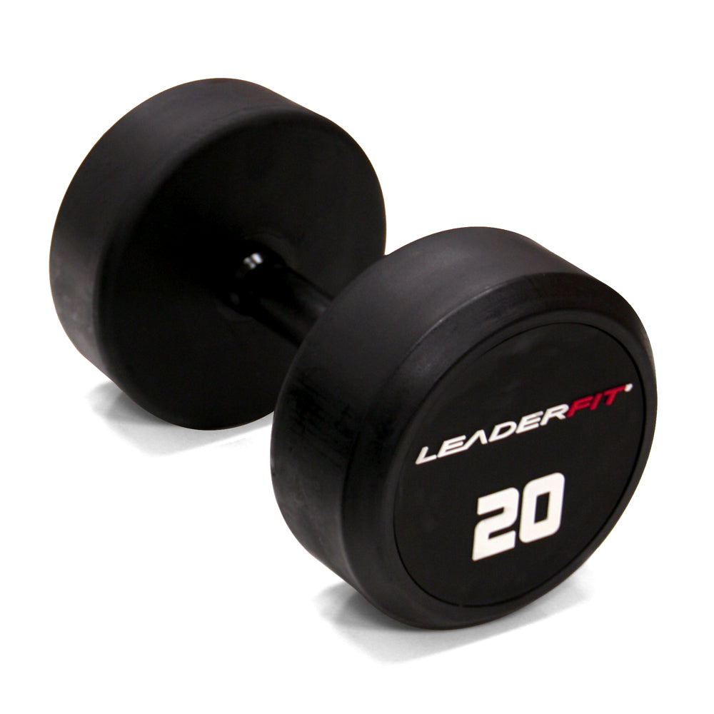 HALTÈRES ROND LEADERFIT - de 2.5 à 50KG