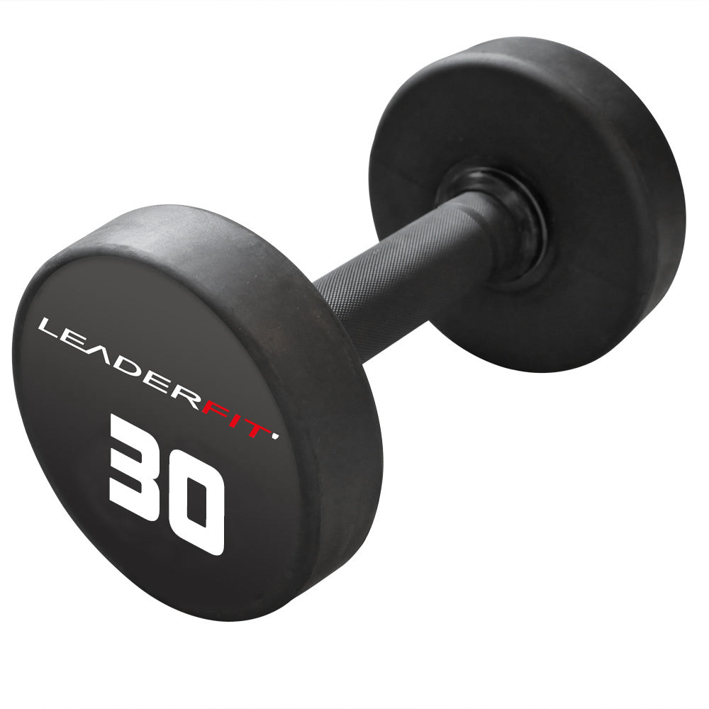 HALTÈRES ROND LEADERFIT - de 2.5 à 50KG