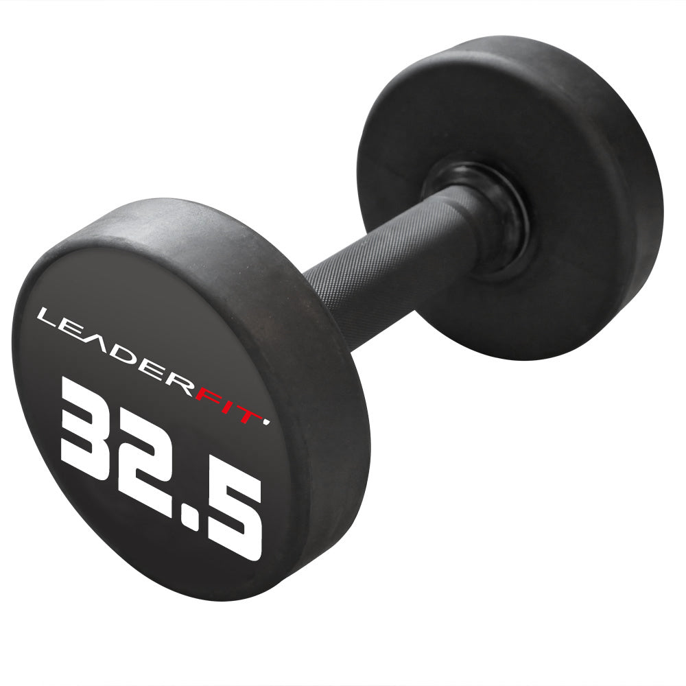 HALTÈRES ROND LEADERFIT - de 2.5 à 50KG