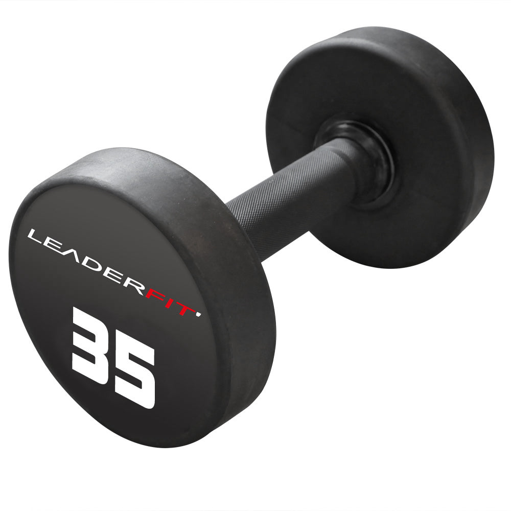 HALTÈRES ROND LEADERFIT - de 2.5 à 50KG