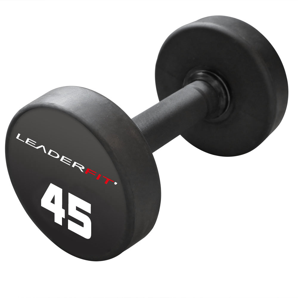 HALTÈRES ROND LEADERFIT - de 2.5 à 50KG