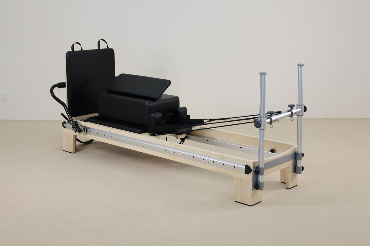 FULL RAIL REFORMER - Erable-Couleur Noir (Big box)-Reformer-LF' Pilates-Leaderfit’ Equipement