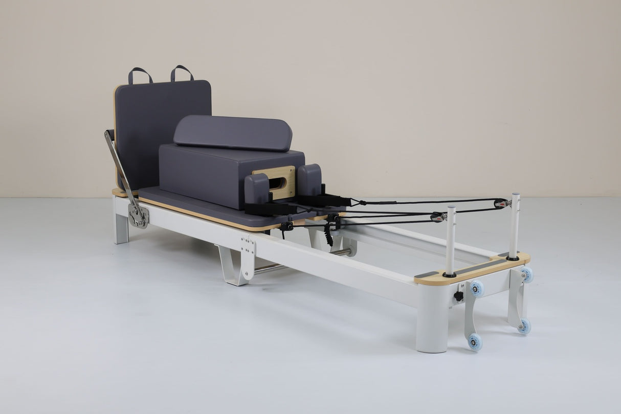 REFORMER PLIABLE ALU GRIS - MIDDLE BOX-Reformer-LF' Pilates-Leaderfit’ Equipement