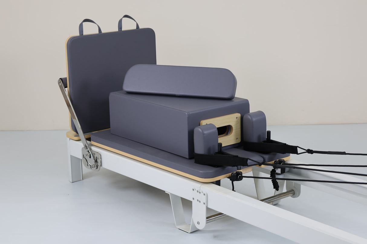 REFORMER PLIABLE ALU GRIS - MIDDLE BOX-Reformer-LF' Pilates-Leaderfit’ Equipement