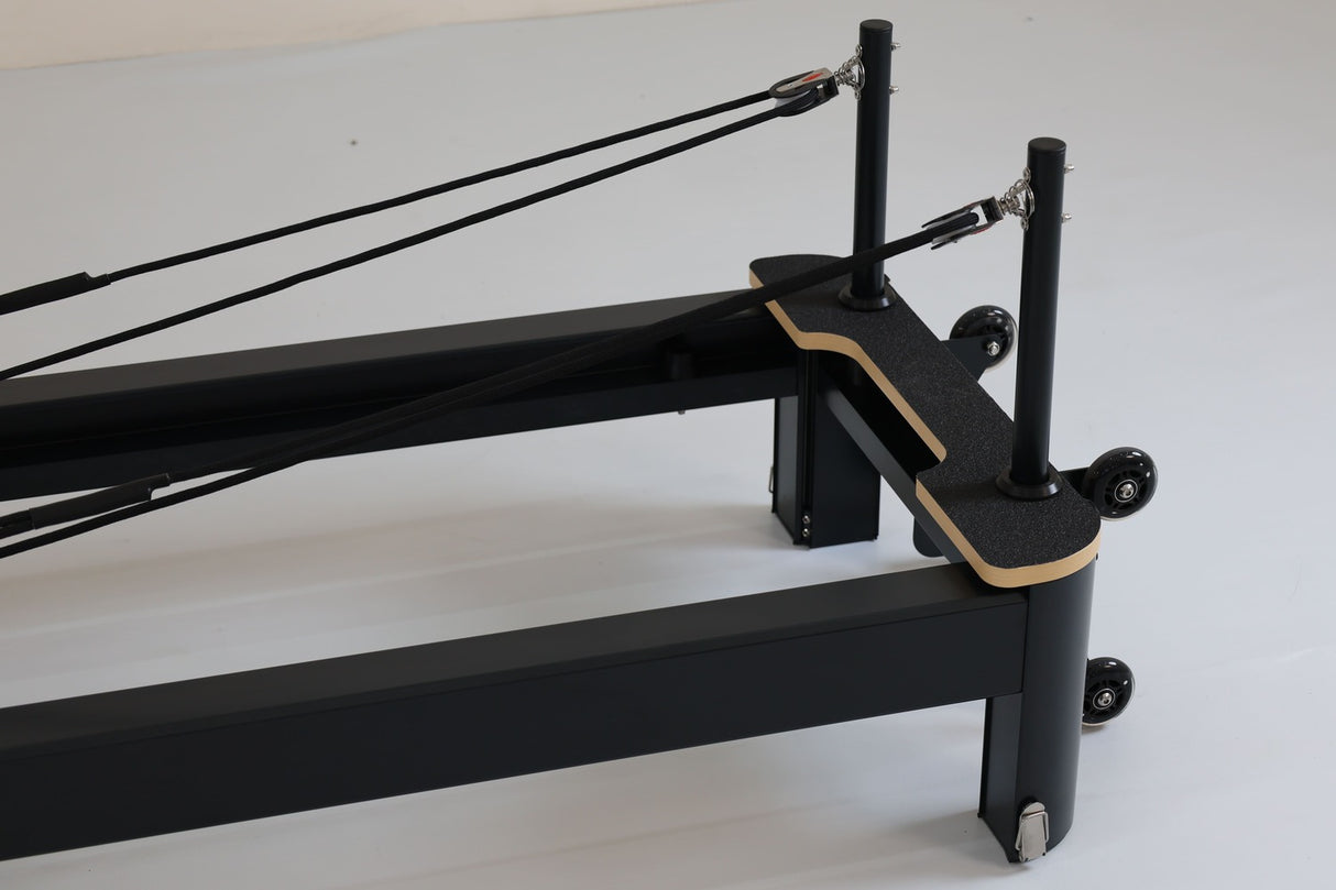REFORMER PLIABLE ALU NOIR - MIDDLE BOX-Reformer-LF' Pilates-Leaderfit’ Equipement