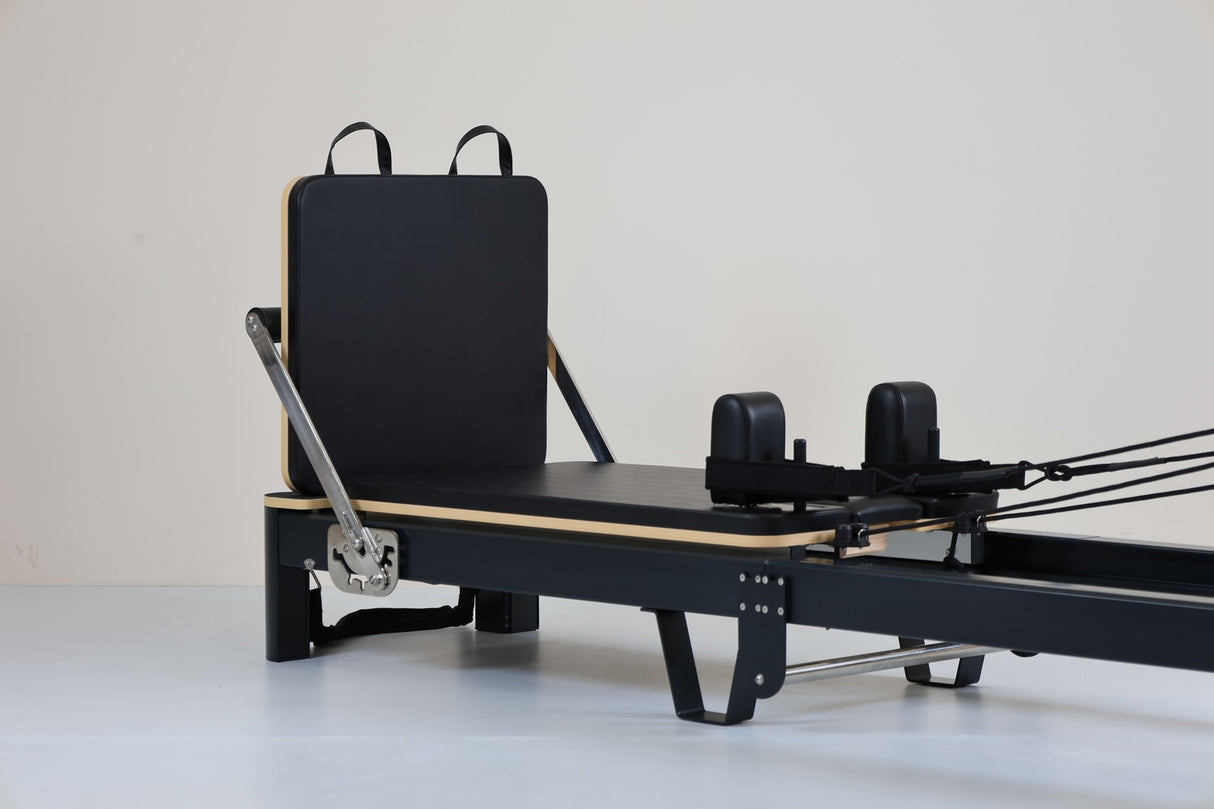 REFORMER PLIABLE ALU NOIR - MIDDLE BOX-Reformer-LF' Pilates-Leaderfit’ Equipement