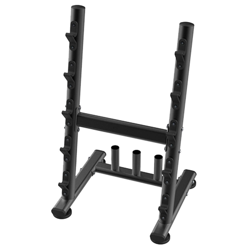 RACK 8 BARRES OU 5 BARBELLS ET 3 BARRES OLYMPIQUES