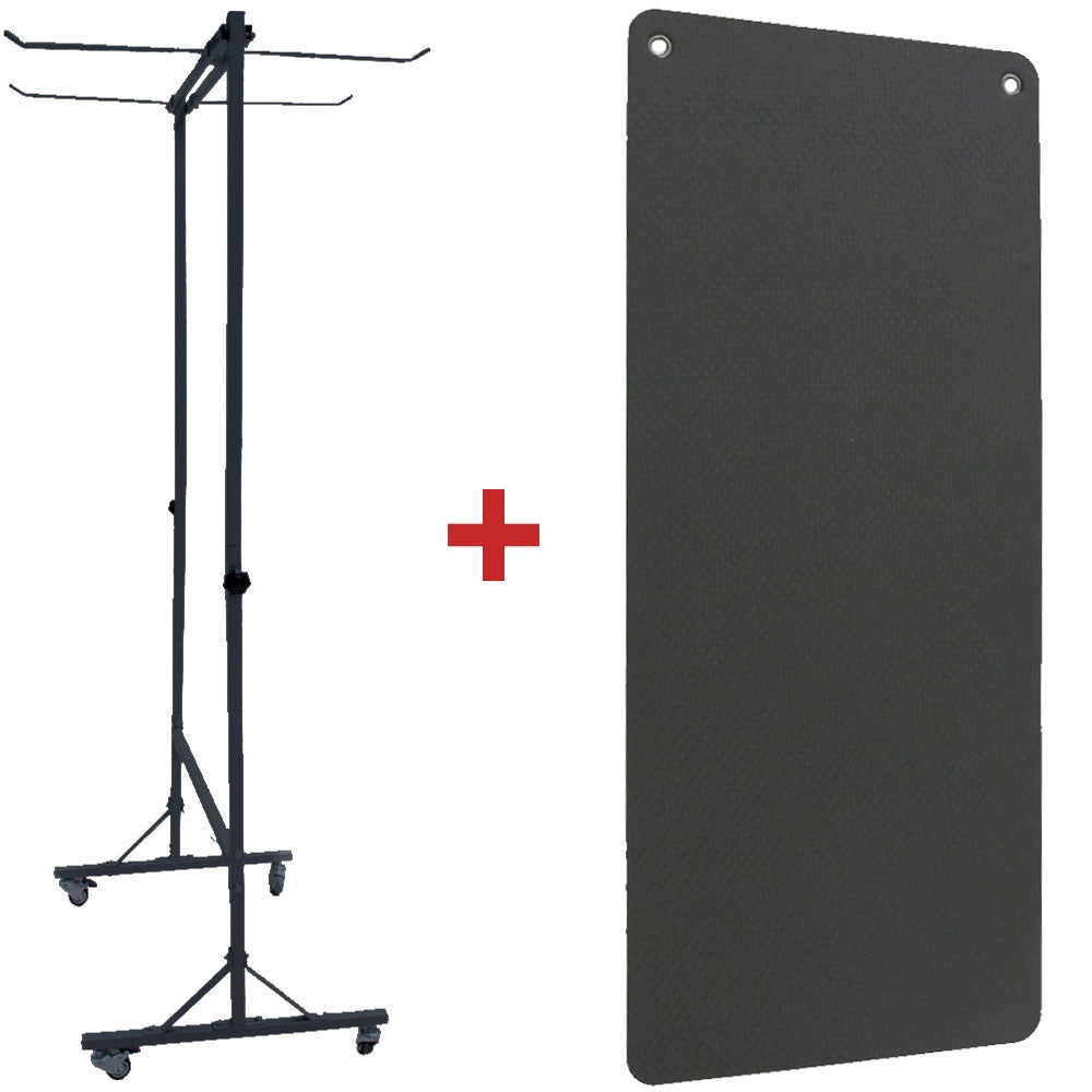 Porte-empennages Aluminium Pour Fléchettes - 15 Pièces + 20 Tapis Antidérapants - 40/48mm Filetage 2BA