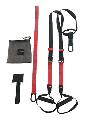 SANGLES DE SUSPENSION ROUGE / NOIR (BNC)-Sangles de suspension-Leaderfit' Equipement-Leaderfit’ Equipement