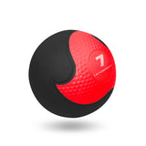 MEDECINE BALL LF NOIR/ROUGE-Leaderfit’ Equipement-1KG-Leaderfit’ Equipement