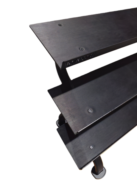 RACK HALTERES HEXAGONALES 3 ETAGES-Leaderfit' Équipement-Avec tapis-Leaderfit’ Equipement