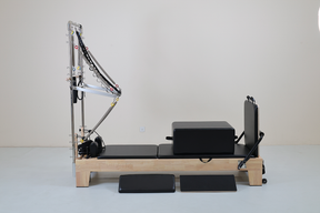 Reformer Pilates avec Demi-Tour – LF’Pilates | Machine Studio-Reformer-LF' Pilates-Noir-Leaderfit’ Equipement