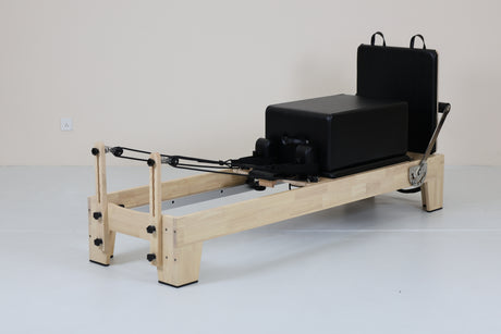 REFORMER OAK (BIG BOX)-Reformer-LF' Pilates-Noir-Leaderfit’ Equipement