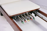 Reformer Pilates pliable en bois style italien | Chêne premium-Reformer-LF' Pilates-Leaderfit’ Equipement
