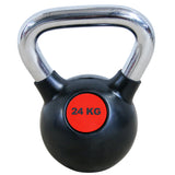 Kettlebell rouge et noir de 4 à 24kg