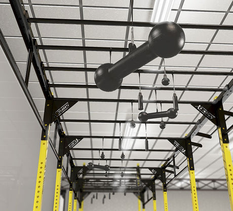 Dog bone pull up bar gripp