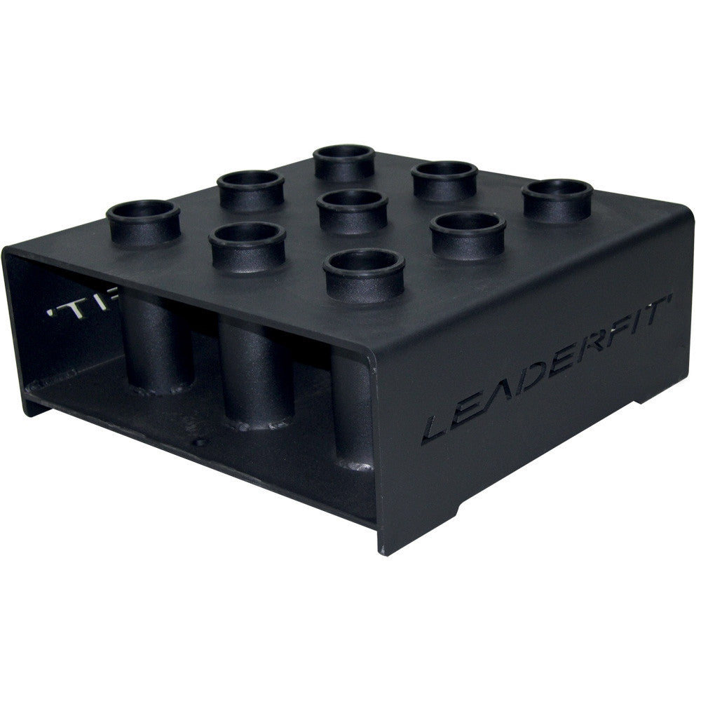 RACK VERTICAL POUR 9 BARRES DE MUSCULATION