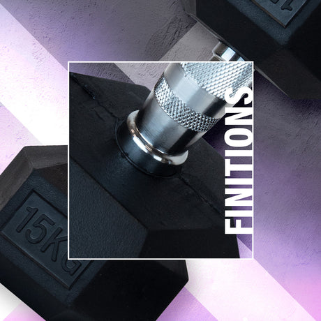 Haltères hexagonaux d'occasions - 1 à 50kg